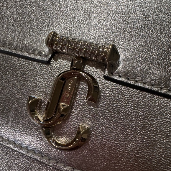 Varenne XS Pearly Crystal Metallic Shoulder Bag - Jimmy Choo - Picture 6 of 16